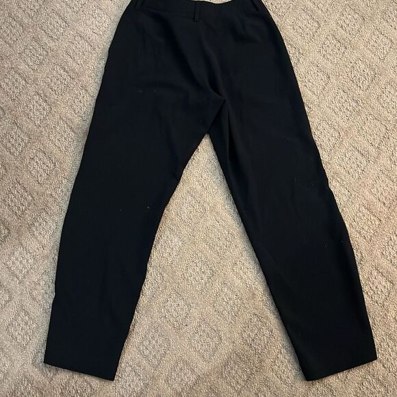 Larry Levine stretch petites Black button fly Dress Pants Size 6 Petite - Picture 10 of 10